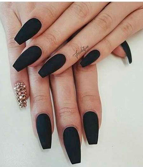 Cute Black Nails