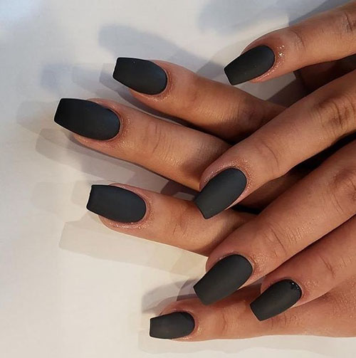 Black Cute Nails