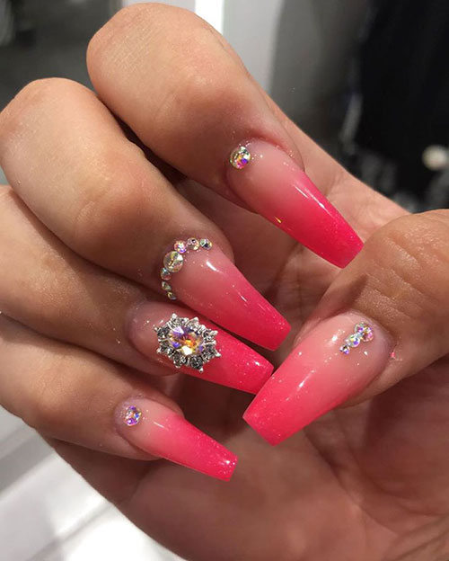 Pictures Of Nails With Diamonds