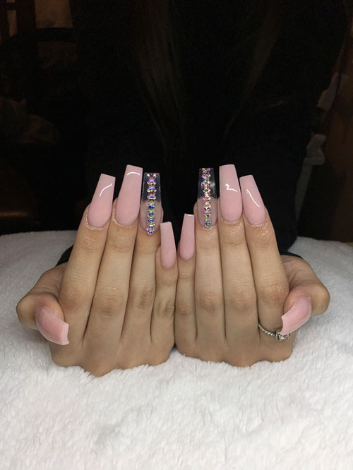 Long Tapered Square Nails