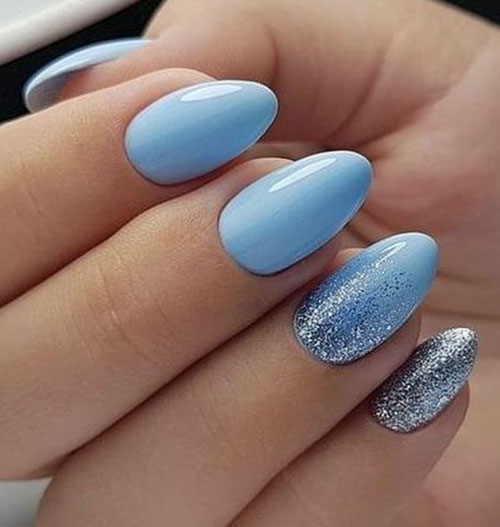Tiffany Blue Nails