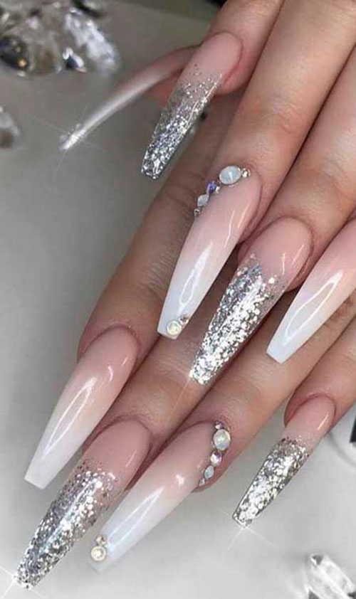 Nails With Silver