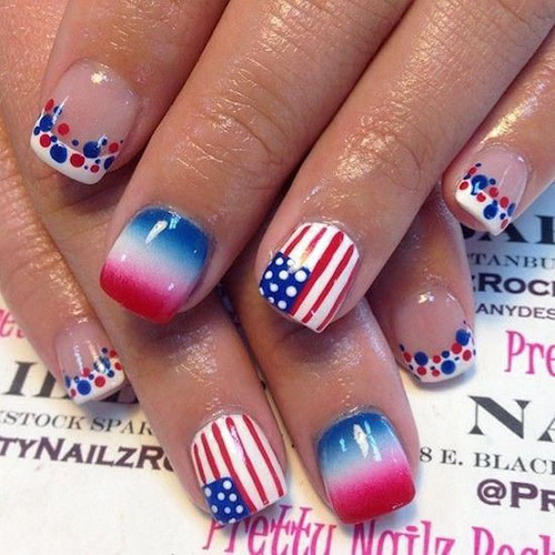 Fourth Of July Nail Designs Pictures