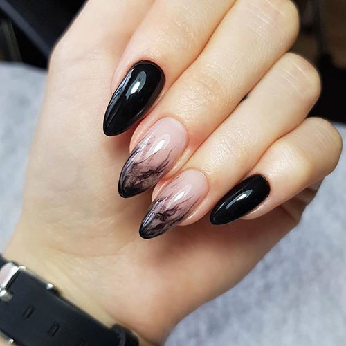 Black Cute Nails