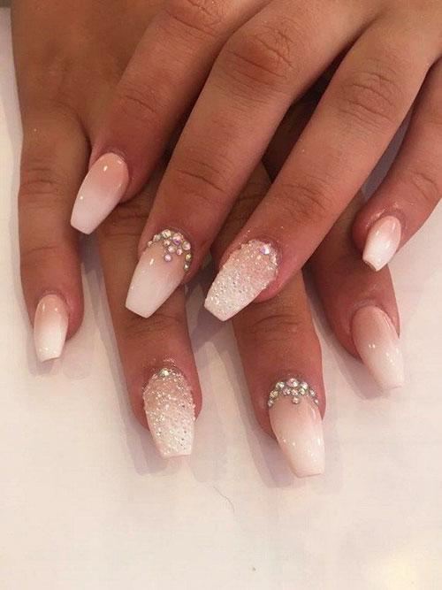 Mexican Nails With Diamonds