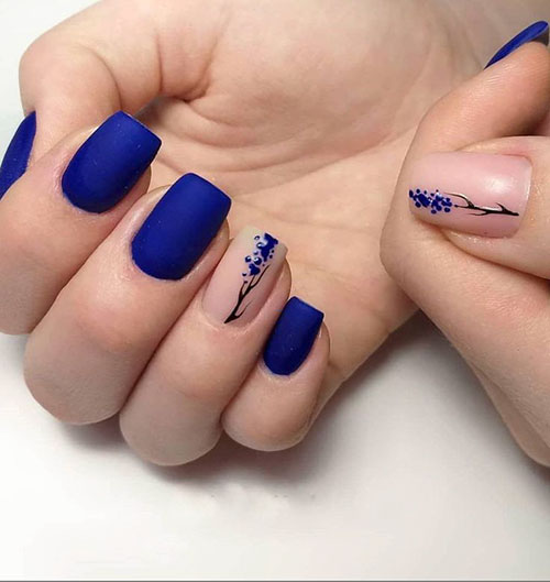 Pictures Of Blue Nails