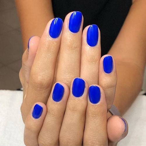 Pictures Of Blue Nails