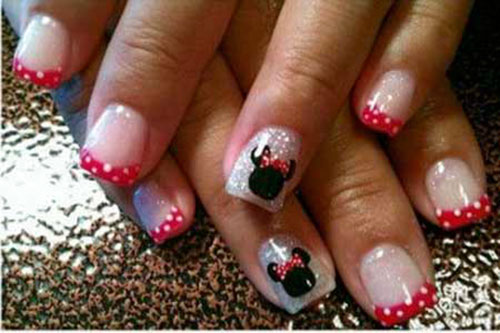 Mickey And Minnie Nails