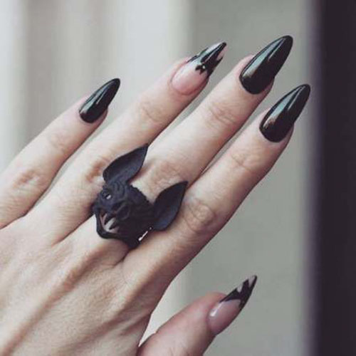 Gothic Almond Nails
