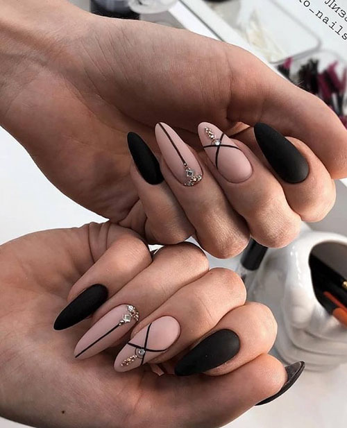 Cool Black Nails